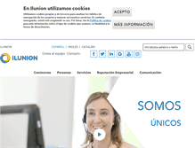 Tablet Screenshot of ilunion.com
